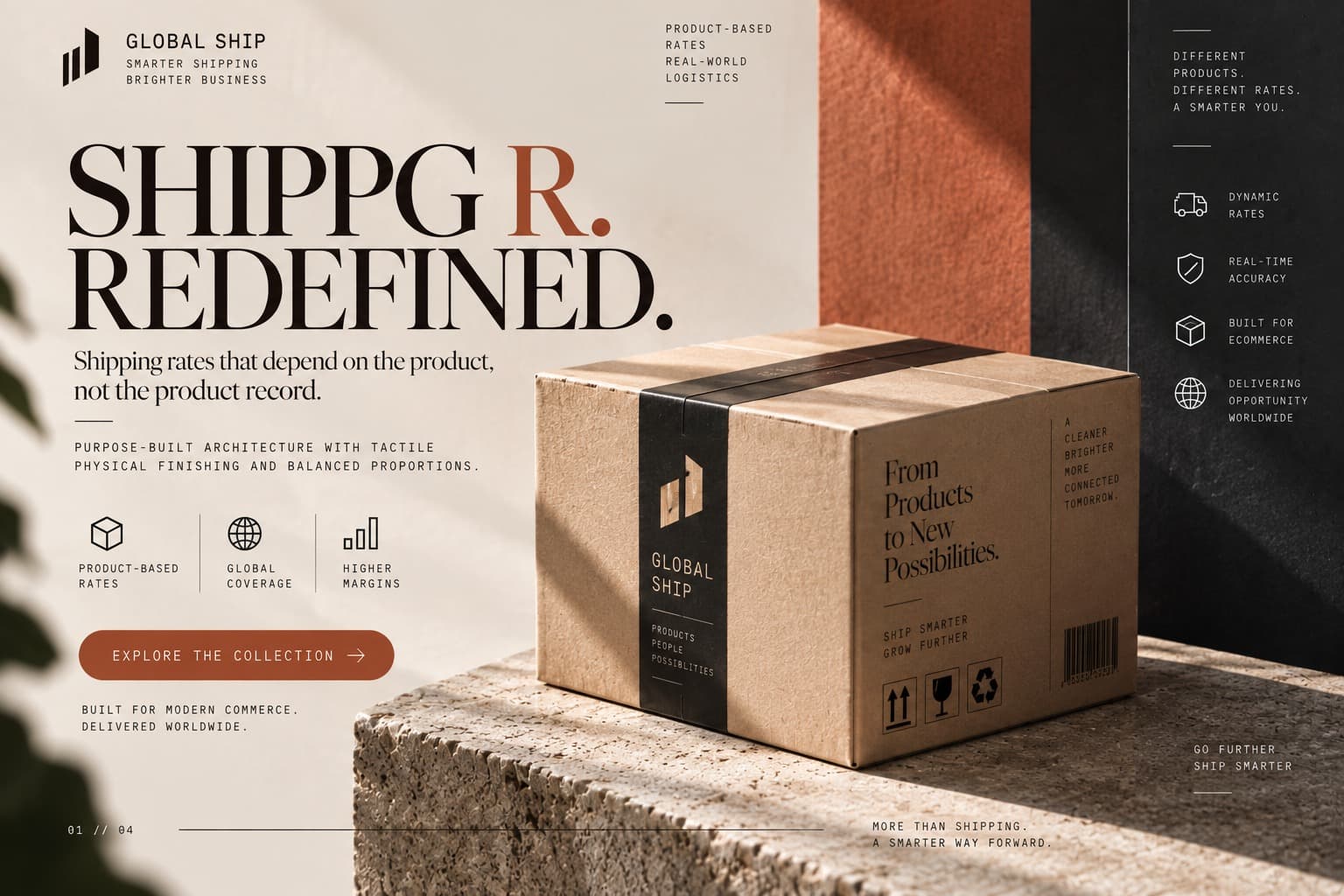 Shipping rates that depend on the product
