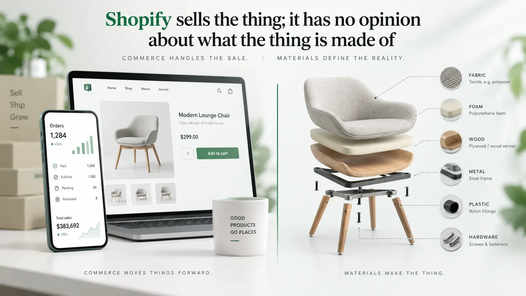 Shopify sells the things across the world