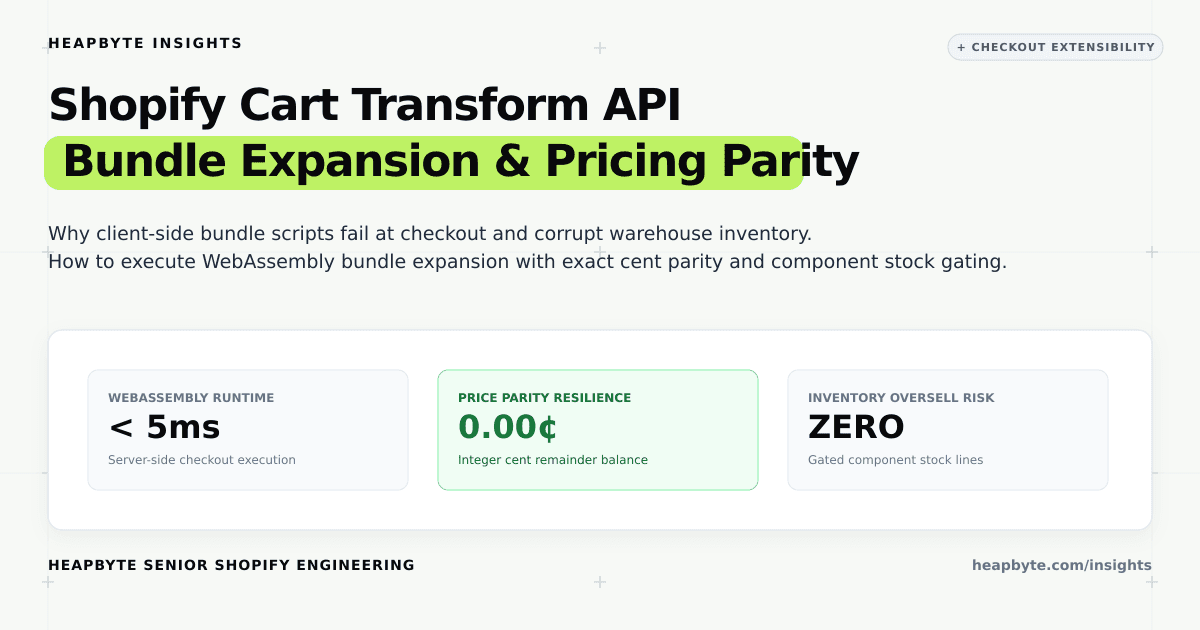Shopify cart transform bundle