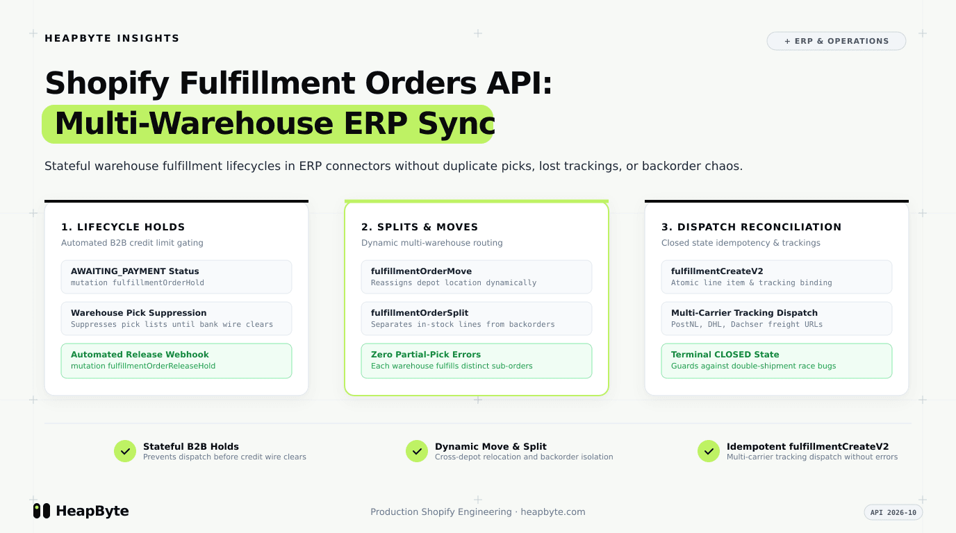 Shopify fulfilment Orders erp